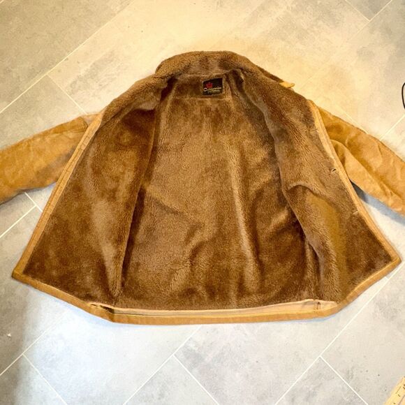 Vintage Men’s California Imperial Faux Fur Lined Coat – Size Large (Measured) - Picture 4 of 10